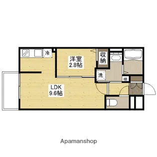 月光南観音壱番館【3階】の間取り