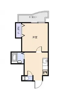 広島畳材6ビル【303号室号室】の間取り