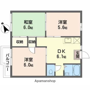 フォーブル吉村 A棟【2階】の間取り