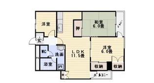 和光銀山レジデンス【906号室号室】の間取り