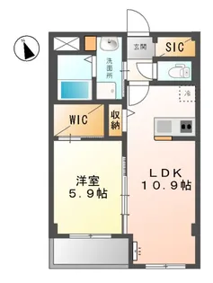 リユニオン【2階】の間取り
