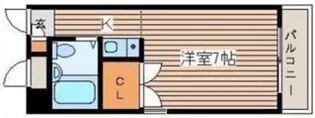 ロイヤルガーデン【408号室号室】の間取り
