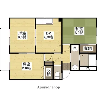 パストラルハイムA館【2階】の間取り