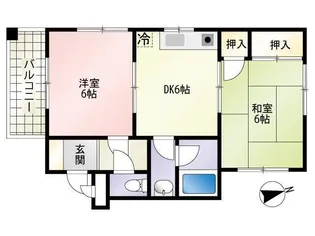 シャトレK&M【3階】の間取り