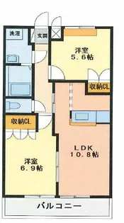 ラルゴ【2階】の間取り
