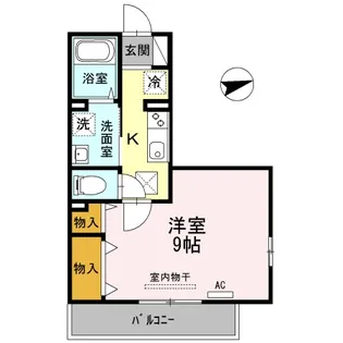 オンリーワン古新開【1階】の間取り