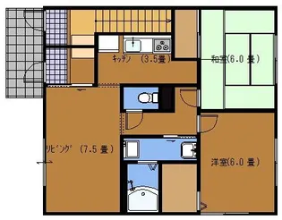 AMENITY K.D A【101号室号室】の間取り