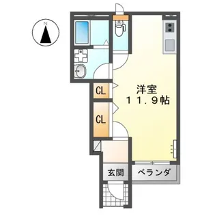 アルフォート中央【1階】の間取り