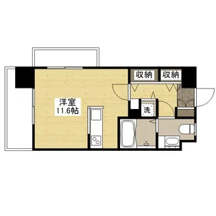 UNITED HIROSHIMA【304号室号室】の間取り