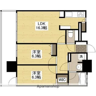 BANKARAPLACE【9階】の間取り
