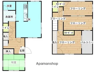 広島県広島市西区井口3丁目【一戸建】の間取り