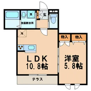 ソレイユ・メゾン【1階】の間取り