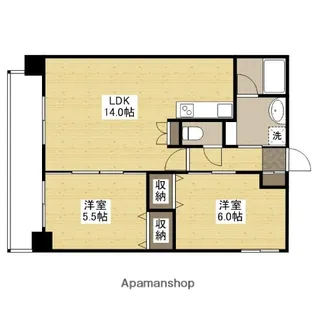 SAKURA PARK【6階】の間取り