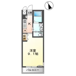 アヴァンティG【1階】の間取り
