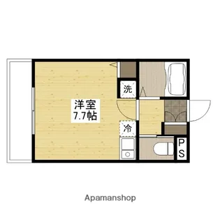 プレジャーコーポ三宅【2階】の間取り