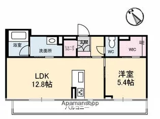 シャーメゾンKOGO2【2階】の間取り