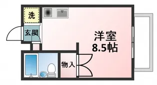 メゾン平山【101号室号室】の間取り