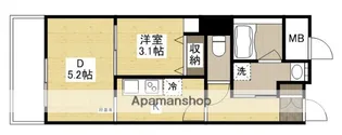 セントヒルズ皆実町【5階】の間取り