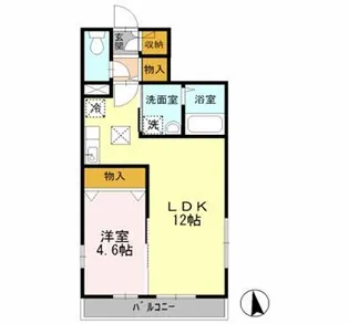 Bonheur 1【1階】の間取り