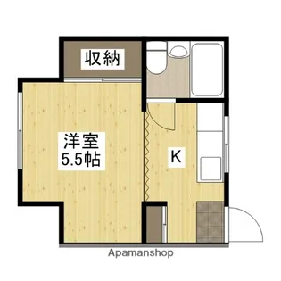 1Kの間取り画像