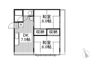 第一日の出ビル【4階】の間取り