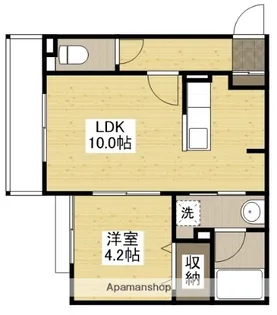 LUQRAS可部A【3階】の間取り