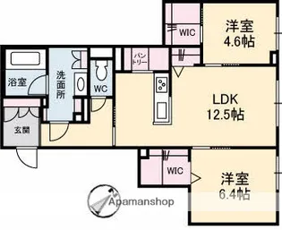 HELIANTHE南幸町【1階】の間取り