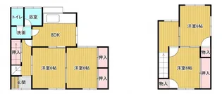 広島県広島市安芸区船越1丁目【一戸建】の間取り