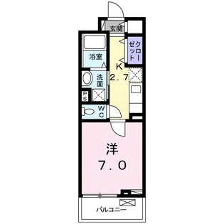 サンオランジュ【2階】の間取り