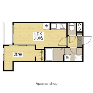 セブンプロート草津南【1階】の間取り