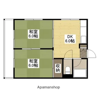 樹マンション【3階】の間取り