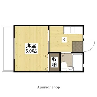 戸田ハイツ【1階】の間取り