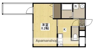 セレナーデ東雲本町【3階】の間取り