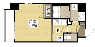 ウェンディ幟町アネクス【9階】の間取り