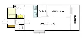 VITA西原【304号室号室】の間取り