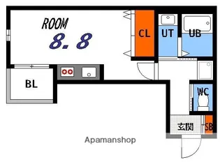 アップフェロ【2階】の間取り