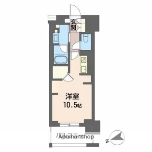 ザ・十日市プレイス【4階】の間取り