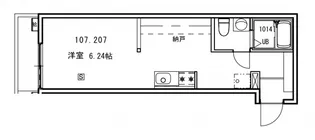 広島県広島市安佐南区大塚東2丁目【アパート】の間取り