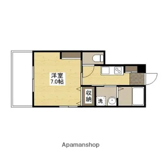 ポートガス・D・ルージュ【1階】の間取り