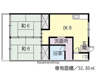 香川荘【2階】の間取り