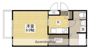 ルーク庚午北【1階】の間取り