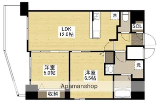 S-RESIDENCE国泰寺町一丁目【17階】の間取り