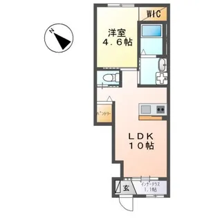 エスペランス【1階】の間取り