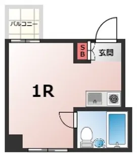 アスプロパラティ5【405号室号室】の間取り