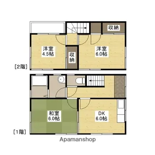 広島県広島市安佐北区可部5丁目【一戸建】の間取り