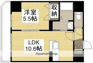 リーベンルミエール【2階】の間取り