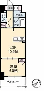 シャーメゾンステージ呉中央【3階】の間取り