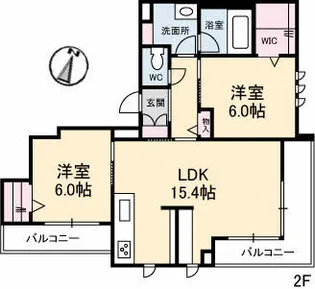 LAVITA【2階】の間取り