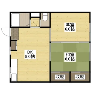沖田ビル【2階】の間取り