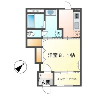 SUN SAISONⅢ【1階】の間取り